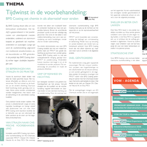 BMS Coating in VOM magazine met alternatief stralen